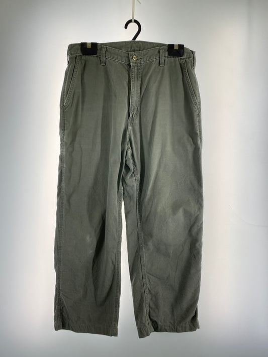 【中古品】【メンズ】 CARHARTT カーハート コットンツイルパンツ ボトムス 157-260604-AS-37-min サイズ：35×34 カラー：グレー 万代Net店