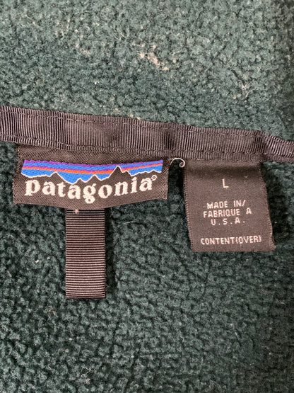 【中古品】【メンズ】 PATAGONIA パタゴニア 90年代 FLEECE JACKET フリース ジャケット アウター 144-260424-jt-35-min サイズ：L カラー：ダークグリーン 万代Net店