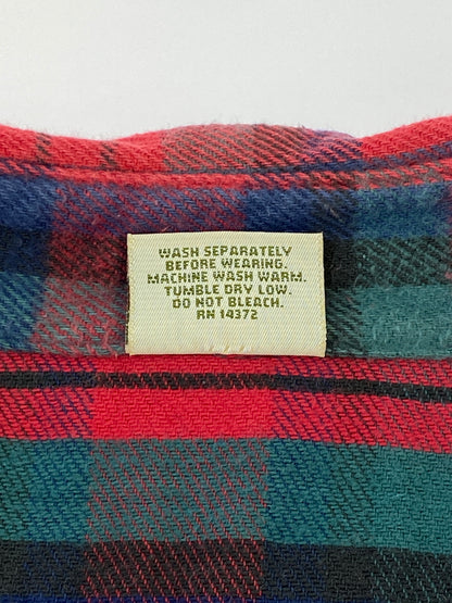【中古品】【メンズ】 FIVE BROTHER ファイブブラザー 90'S ネルシャツ 長袖シャツ ロングスリーブ 146-260604-AS-31-min サイズ：L カラー：レッド/グリーン 万代Net店