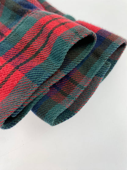 【中古品】【メンズ】 FIVE BROTHER ファイブブラザー 90'S ネルシャツ 長袖シャツ ロングスリーブ 146-260604-AS-31-min サイズ：L カラー：レッド/グリーン 万代Net店