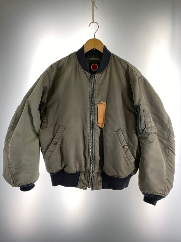 【中古品】【メンズ】 LUCKY STRIKE ラッキーストライク MA-1 FLIGHT JACKET フライトジャケット アウター 146-260604-AS-33-min サイズ：L カラー：グレー 万代Net店