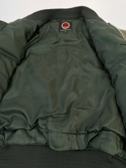 【中古品】【メンズ】 LUCKY STRIKE ラッキーストライク MA-1 FLIGHT JACKET フライトジャケット アウター 146-260604-AS-33-min サイズ：L カラー：グレー 万代Net店