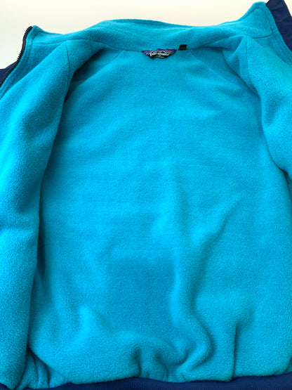 【中古品】【メンズ】 PATAGONIA パタゴニア SHELLED SYNCHILLA JACKET 28109 シェルドシンチラジャケット ライトアウター 144-260429-kk-06-min サイズ：表記なし 下記参照 カラー：ネイビー 万代Net店