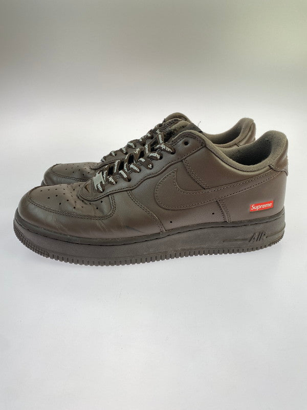 【中古品】【メンズ】 NIKE×SUPREME ナイキ シュプリーム AIR FORCE 1 LOW CU9225-200 エア フォース ワン ロー 靴 シューズ スニーカー SNEAKER 160-260427-KS-05-min サイズ：26.5cm US8.5 カラー：ブラウン 万代Net店