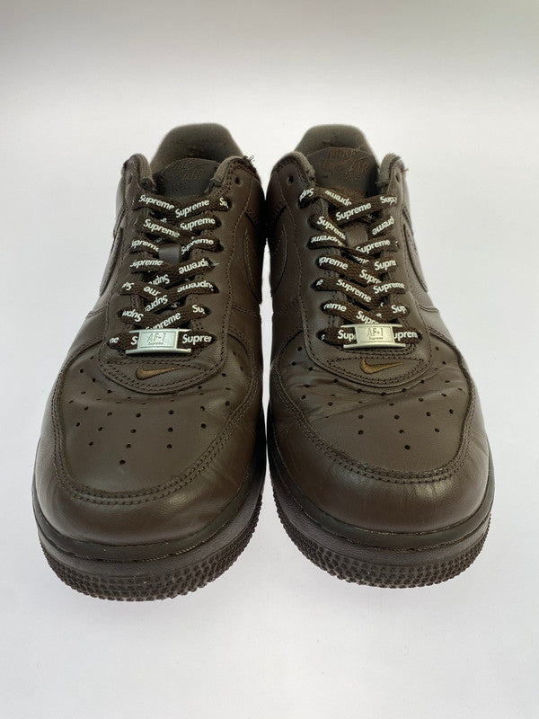 【中古品】【メンズ】 NIKE×SUPREME ナイキ シュプリーム AIR FORCE 1 LOW CU9225-200 エア フォース ワン ロー 靴 シューズ スニーカー SNEAKER 160-260427-KS-05-min サイズ：26.5cm US8.5 カラー：ブラウン 万代Net店