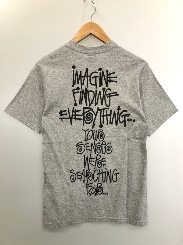 【中古品】【メンズ】 STUSSY ステューシー ×GALLERY ギャラリー 1950 PRINT TEE Tシャツ トップス 142-260426-zi-11-min サイズ：S カラー：グレー 万代Net店