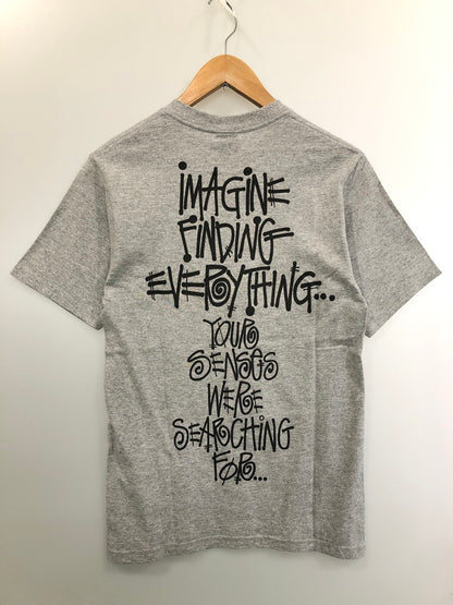 【中古品】【メンズ】 STUSSY ステューシー ×GALLERY ギャラリー 1950 PRINT TEE Tシャツ トップス 142-260426-zi-11-min サイズ：S カラー：グレー 万代Net店