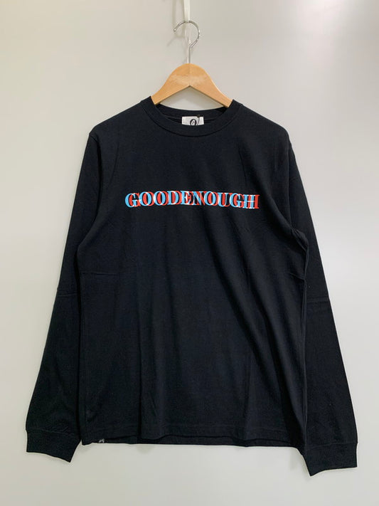【中古品】【メンズ】 GOOD ENOUGH グッドイナフ MOTION LOGO TEE GE-117029 モーション ロゴティーシャツ トップス 142-260425-SH-28-min サイズ：2 カラー：ブラック 万代Net店