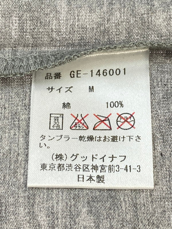 【中古美品】【メンズ】 GOOD ENOUGH グッドイナフ GE-146001 LAYERD TEE 長袖Tシャツ ロングスリーブ 142-260503-AS-2-min サイズ：M カラー：グレー 万代Net店