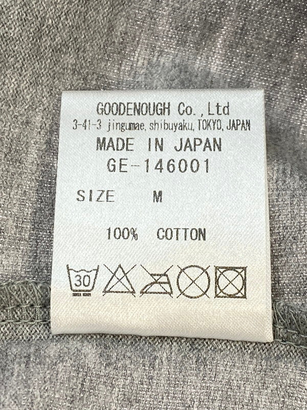【中古美品】【メンズ】 GOOD ENOUGH グッドイナフ GE-146001 LAYERD TEE 長袖Tシャツ ロングスリーブ 142-260503-AS-2-min サイズ：M カラー：グレー 万代Net店