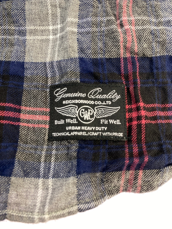 【中古品】【メンズ】 NEIGHBORHOOD ネイバーフッド CHECK S S SHIRT チェックシャツ ショートスリーブ 半袖シャツ 142-260711-AS-37-min サイズ：M カラー：マルチカラー 万代Net店