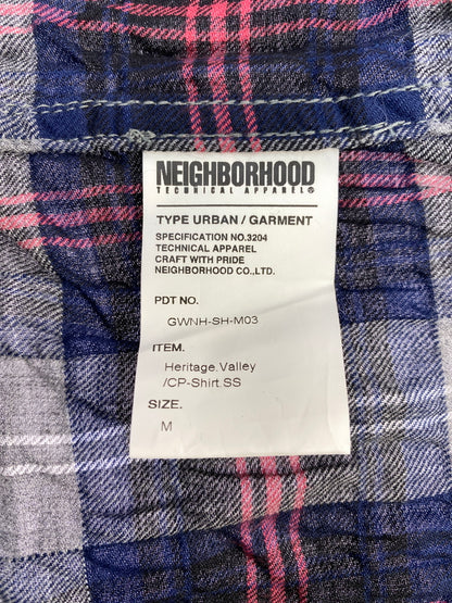 【中古品】【メンズ】 NEIGHBORHOOD ネイバーフッド CHECK S S SHIRT チェックシャツ ショートスリーブ 半袖シャツ 142-260711-AS-37-min サイズ：M カラー：マルチカラー 万代Net店