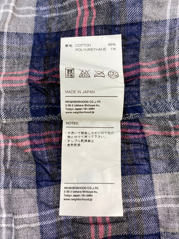 【中古品】【メンズ】 NEIGHBORHOOD ネイバーフッド CHECK S S SHIRT チェックシャツ ショートスリーブ 半袖シャツ 142-260711-AS-37-min サイズ：M カラー：マルチカラー 万代Net店