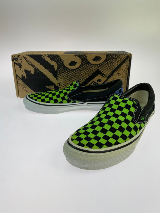 【中古品】【メンズ】 VANS×UNDERCOVER バンズ アンダーカバー SLIP-ON CHECK V98-Z529 スリッポン チェック 靴 シューズ スニーカー SNEAKER 162-260427-KS-08-min サイズ：27cm US9 カラー：グリーン/ブラック 万代Net店