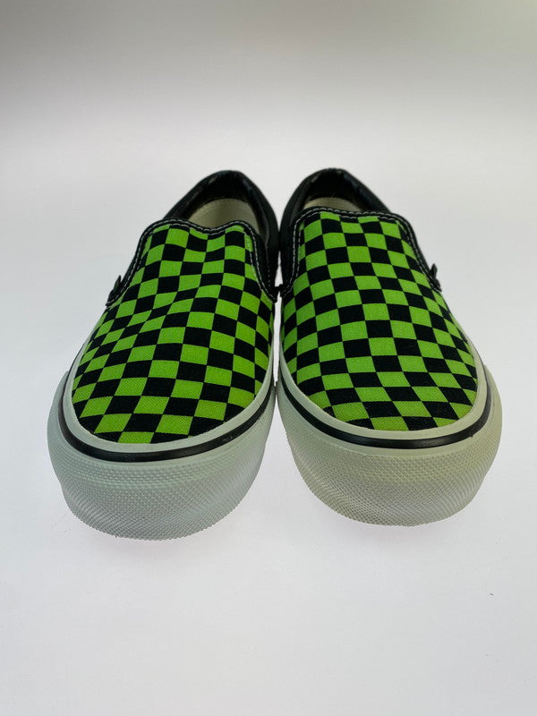 【中古品】【メンズ】 VANS×UNDERCOVER バンズ アンダーカバー SLIP-ON CHECK V98-Z529 スリッポン チェック 靴 シューズ スニーカー SNEAKER 162-260427-KS-08-min サイズ：27cm US9 カラー：グリーン/ブラック 万代Net店