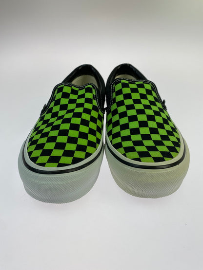 【中古品】【メンズ】 VANS×UNDERCOVER バンズ アンダーカバー SLIP-ON CHECK V98-Z529 スリッポン チェック 靴 シューズ スニーカー SNEAKER 162-260427-KS-08-min サイズ：27cm US9 カラー：グリーン/ブラック 万代Net店