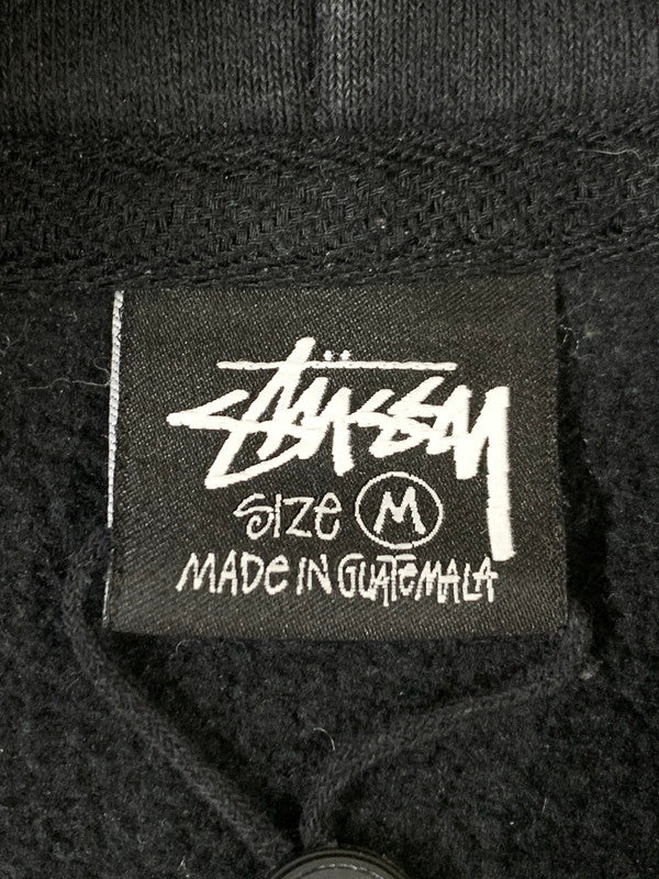 【中古品】【メンズ】 STUSSY ステューシー BASIC LOGO HOODIE PARKA ベーシック ロゴ フーディ パーカー トップス 142-260424-jt-28-min サイズ：M カラー：ブラック 万代Net店