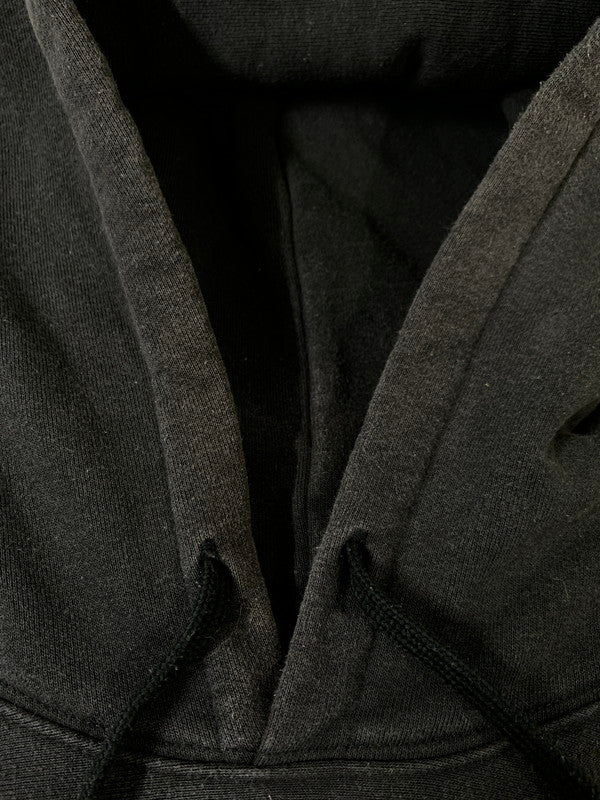 【中古品】【メンズ】 STUSSY ステューシー 118532 FRONT LOGO HOODIE フロント ロゴ フーディ パーカー トップス 142-260424-jt-29-min サイズ：L カラー：ブラック 万代Net店