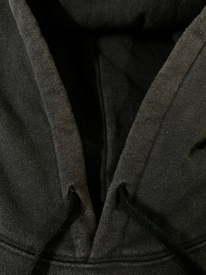 【中古品】【メンズ】 STUSSY ステューシー 118532 FRONT LOGO HOODIE フロント ロゴ フーディ パーカー トップス 142-260424-jt-29-min サイズ：L カラー：ブラック 万代Net店