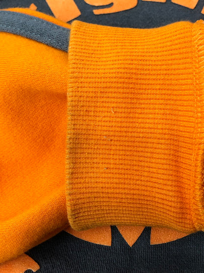 【中古品】【メンズ】 ADIDAS アディダス 90S CIRCLE LOGO HOODIE フーディ 146-260426-zi-29-min サイズ：L カラー：オレンジ/オリーブ系 万代Net店