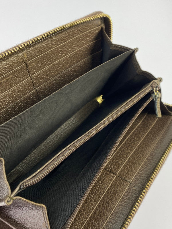 【中古品】【メンズ/レディース】 GUCCI グッチ オフィディア GG ジップアラウンドウォレット 523154 財布 181-260428-KS-01-min カラー：ブラウン系 万代Net店
