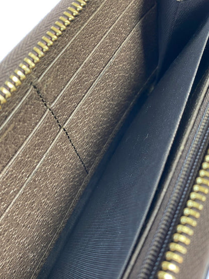 【中古品】【メンズ/レディース】 GUCCI グッチ オフィディア GG ジップアラウンドウォレット 523154 財布 181-260428-KS-01-min カラー：ブラウン系 万代Net店