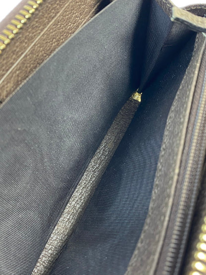 【中古品】【メンズ/レディース】 GUCCI グッチ オフィディア GG ジップアラウンドウォレット 523154 財布 181-260428-KS-01-min カラー：ブラウン系 万代Net店