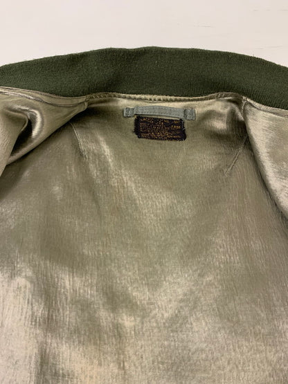 【現状渡し品】【メンズ】 USAF 50 S初期型 L-2B FLIGHT JACKET BLUE ANCHOR社 フライト ジャケット アウター 146-260424-jt-36-min サイズ：L カラー：ライトオリーブ 万代Net店