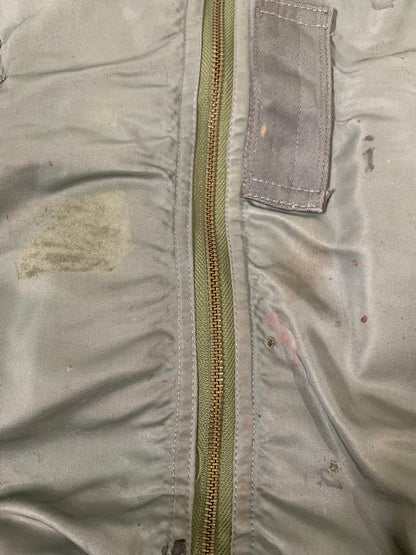 【現状渡し品】【メンズ】 USAF 50 S初期型 L-2B FLIGHT JACKET BLUE ANCHOR社 フライト ジャケット アウター 146-260424-jt-36-min サイズ：L カラー：ライトオリーブ 万代Net店