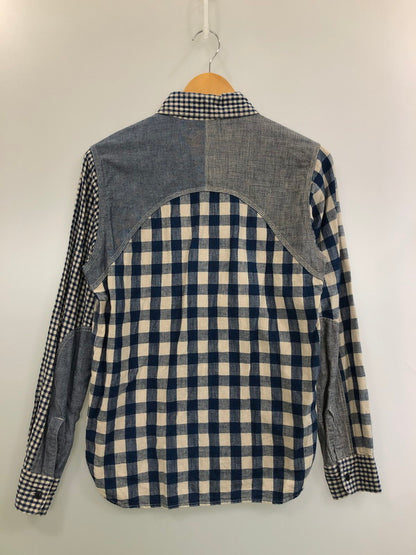 【中古品】【メンズ】 NIGEL CABOURN ナイジェルケーボン 8070010057 MULTI CHECK SHIRT マルチチェックシャツ 145-260426-zi-25-min サイズ：44 カラー：ブルー 万代Net店