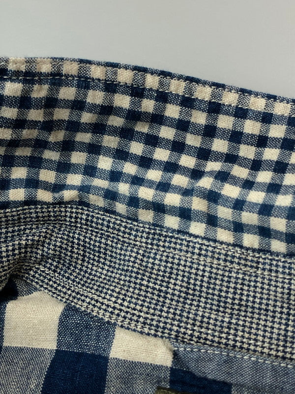 【中古品】【メンズ】 NIGEL CABOURN ナイジェルケーボン 8070010057 MULTI CHECK SHIRT マルチチェックシャツ 145-260426-zi-25-min サイズ：44 カラー：ブルー 万代Net店