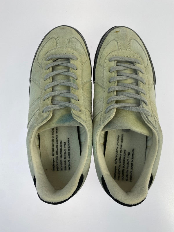 【現状渡し品】【メンズ】 GRAPHPAPER グラフペーパー GERMAN MILITARY TRAINER GU213-90151 ジャーマン ミリタリー トレーナー 靴 シューズ スニーカー SNEAKER 162-260427-KS-11-min サイズ：42 カラー：グレー 万代Net店