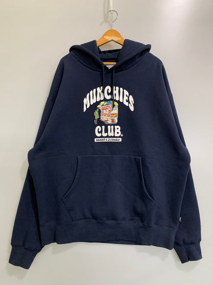 【中古品】【メンズ】 HAIGHT ヘイト × J'S VENDOR ジェーズベンダー 別注 コラボ MUNCHIES.C HOODIE マンチーズシーフーディー パーカー トップス 142-260425-SH-09-min サイズ：XL カラー：ネイビー 万代Net店