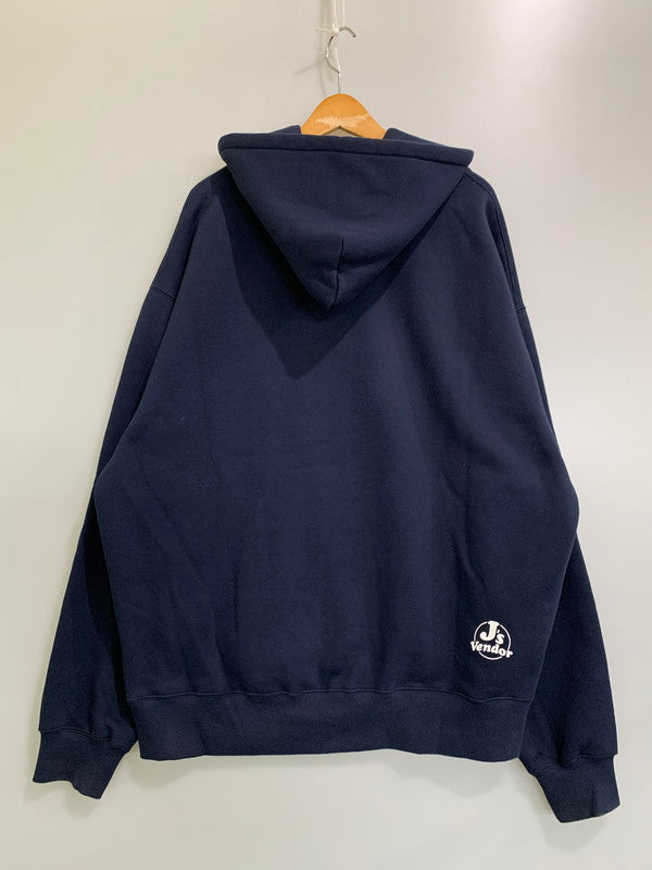 【中古品】【メンズ】 HAIGHT ヘイト × J'S VENDOR ジェーズベンダー 別注 コラボ MUNCHIES.C HOODIE マンチーズシーフーディー パーカー トップス 142-260425-SH-09-min サイズ：XL カラー：ネイビー 万代Net店