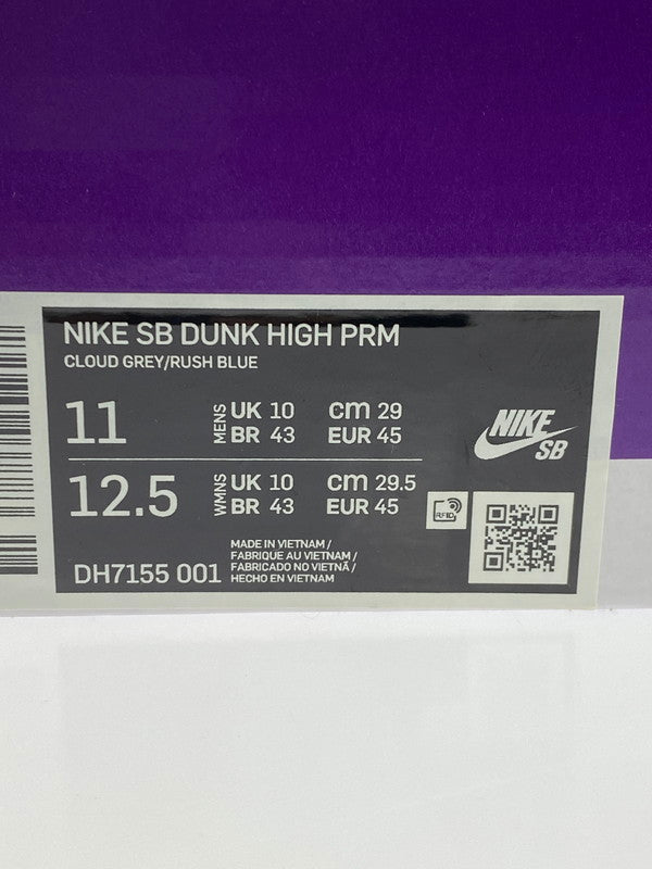 【中古品】【メンズ】 NIKE ナイキ SB DUNK HIGH PRM DH7155-001 エスビー ダンク ハイ プレミアム 靴 シューズ スニーカー SNEAKER 160-260427-KS-02-min サイズ：29cm US11 カラー：グレー 万代Net店
