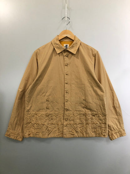 【中古品】【メンズ】 HAI SPORTING GEAR ハイスポーティングギア LS DESIGN SHIRT シャツ トップス 140-260426-zi-27-min サイズ：M カラー：ベージュ 万代Net店
