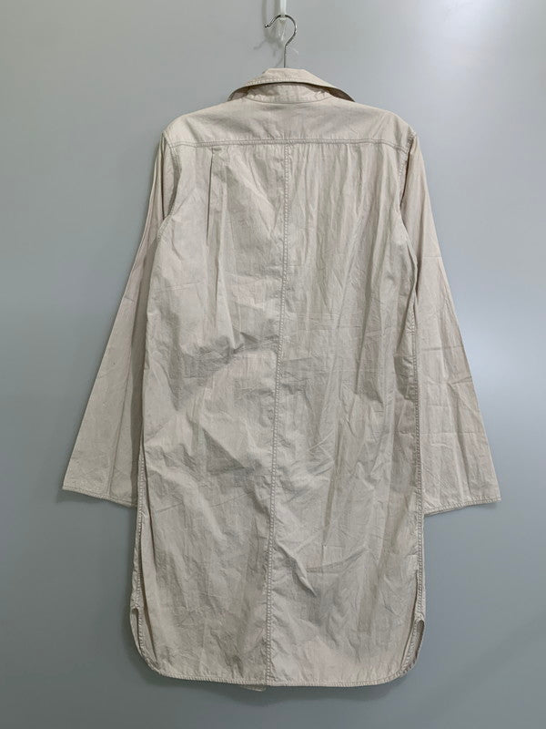 【中古品】【レディース】 MAISON MARTIN MARGIELA メゾン マルタン マルジェラ LS COTTON SHIRT S31CT0656 長袖 コットン シャツ トップス 170-260424-jt-38-min サイズ：40 カラー：ライトベージュ 万代Net店