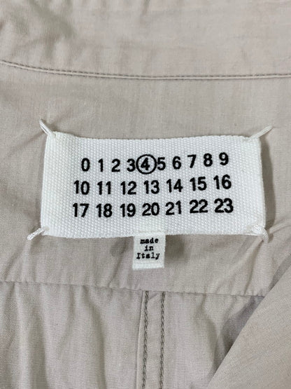 【中古品】【レディース】 MAISON MARTIN MARGIELA メゾン マルタン マルジェラ LS COTTON SHIRT S31CT0656 長袖 コットン シャツ トップス 170-260424-jt-38-min サイズ：40 カラー：ライトベージュ 万代Net店