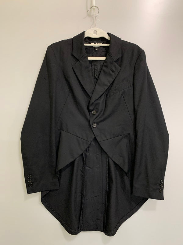 【中古品】【レディース】 BLACK COMME DES GARCONS ブラック コム デ ギャルソン 燕尾 TAILORED JACKET 1C-J006 えんび テーラード ジャケット レディース フォーマル 169-260424-em-21-min サイズ：S カラー：ブラック 万代Net店