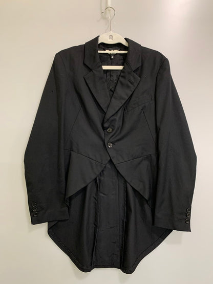 【中古品】【レディース】 BLACK COMME DES GARCONS ブラック コム デ ギャルソン 燕尾 TAILORED JACKET 1C-J006 えんび テーラード ジャケット レディース フォーマル 169-260424-em-21-min サイズ：S カラー：ブラック 万代Net店