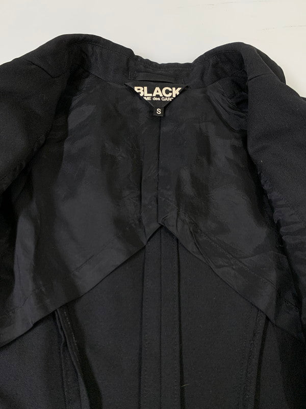 【中古品】【レディース】 BLACK COMME DES GARCONS ブラック コム デ ギャルソン 燕尾 TAILORED JACKET 1C-J006 えんび テーラード ジャケット レディース フォーマル 169-260424-em-21-min サイズ：S カラー：ブラック 万代Net店