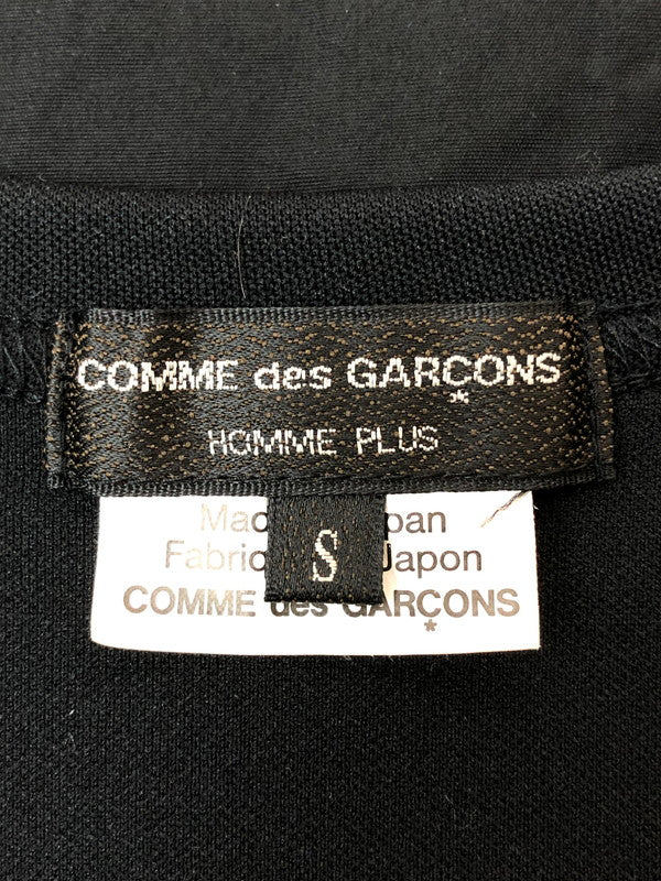 【中古品】【レディース】 COMME DES GARCONS HOMME PLUS コムデギャルソンオムプリュス PE-T006 SHIRT-SWITCHED DRESS CUT-AND-SEWN DRESS トップス 170-260426-zi-04-min サイズ：S カラー：ブラック 万代Net店