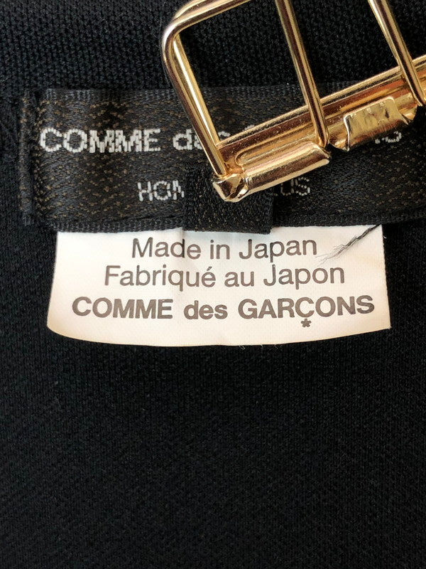 【中古品】【レディース】 COMME DES GARCONS HOMME PLUS コムデギャルソンオムプリュス PE-T006 SHIRT-SWITCHED DRESS CUT-AND-SEWN DRESS トップス 170-260426-zi-04-min サイズ：S カラー：ブラック 万代Net店