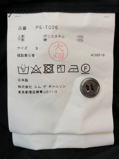 【中古品】【レディース】 COMME DES GARCONS HOMME PLUS コムデギャルソンオムプリュス PE-T006 SHIRT-SWITCHED DRESS CUT-AND-SEWN DRESS トップス 170-260426-zi-04-min サイズ：S カラー：ブラック 万代Net店