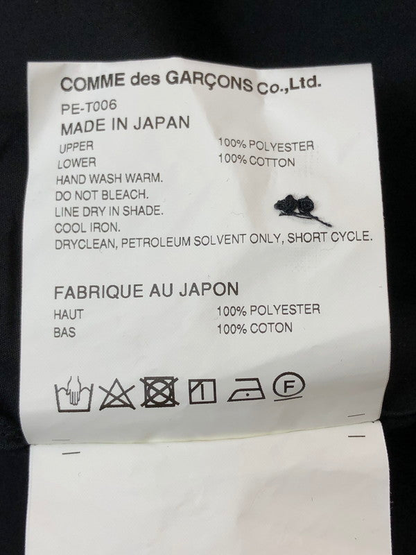 【中古品】【レディース】 COMME DES GARCONS HOMME PLUS コムデギャルソンオムプリュス PE-T006 SHIRT-SWITCHED DRESS CUT-AND-SEWN DRESS トップス 170-260426-zi-04-min サイズ：S カラー：ブラック 万代Net店