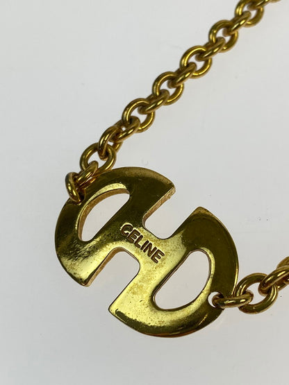 【中古品】【メンズ/レディース】 CELINE セリーヌ HORSEBIT NECKLACE ホースビット ネックレス 182-260428-KS-05-min カラー：ゴールド 万代Net店