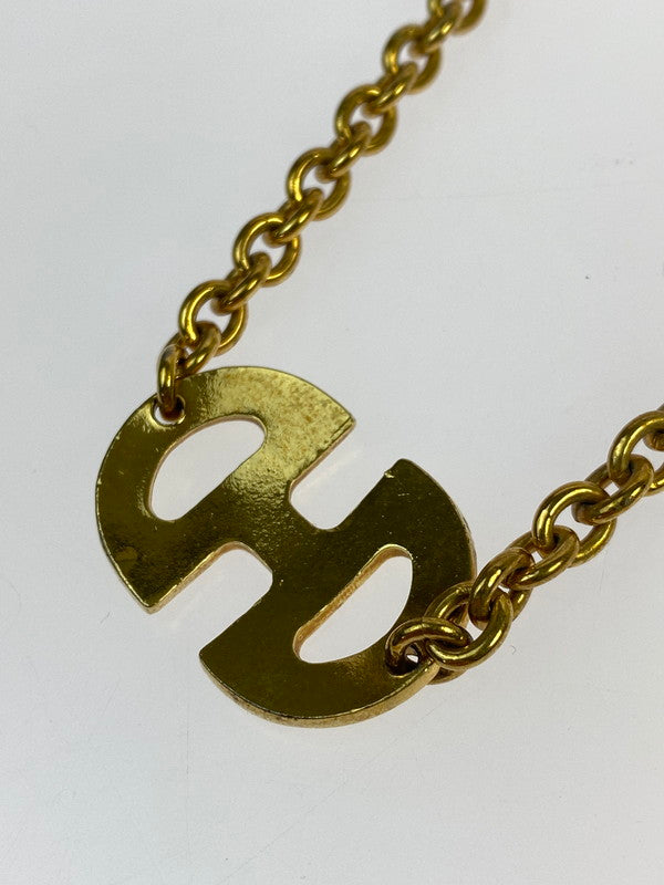 【中古品】【メンズ/レディース】 CELINE セリーヌ HORSEBIT NECKLACE ホースビット ネックレス 182-260428-KS-05-min カラー：ゴールド 万代Net店