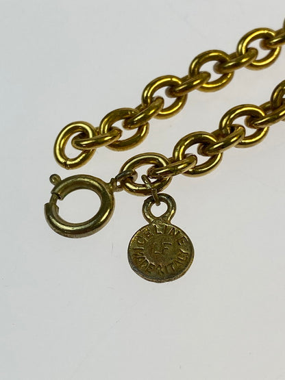 【中古品】【メンズ/レディース】 CELINE セリーヌ HORSEBIT NECKLACE ホースビット ネックレス 182-260428-KS-05-min カラー：ゴールド 万代Net店