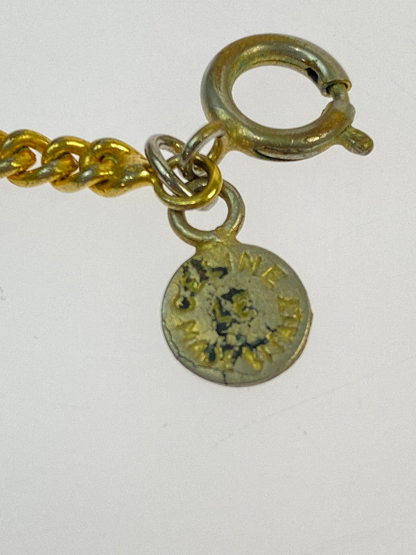 【中古品】【メンズ/レディース】 CELINE セリーヌ CIRCLE LOGO NECKLACE サークルロゴ ネックレス 182-260428-KS-04-min カラー：ゴールド 万代Net店