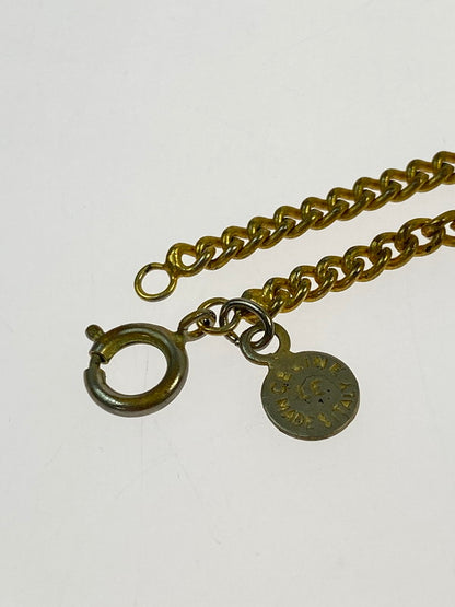 【中古品】【メンズ/レディース】 CELINE セリーヌ CIRCLE LOGO NECKLACE サークルロゴ ネックレス 182-260428-KS-04-min カラー：ゴールド 万代Net店